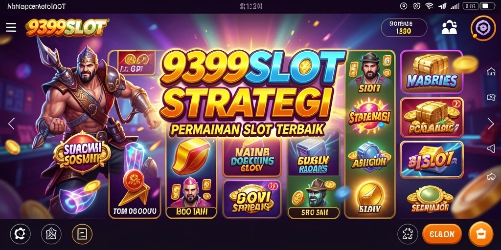 Screenshot gameplay <strong>9399SLOT</strong> yang menunjukkan suasana seru permainan slot.