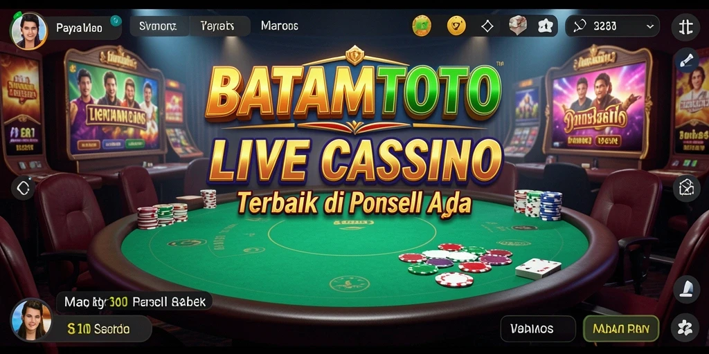Tampilan gameplay menegangkan di BATAMTOTO Live Casino.
