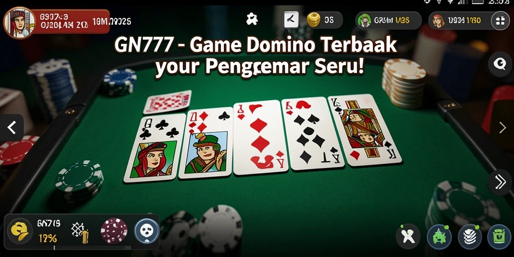 Tampilan gameplay seru di GN777 dengan pemain yang bersaing.