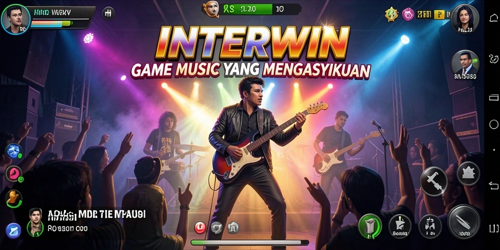 Gameplay INTERWIN yang menampilkan interaksi musik yang menarik.