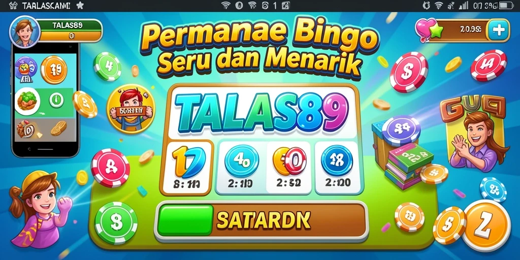 Tampilan seru dan menegangkan saat bermain Bingo di TALAS89.