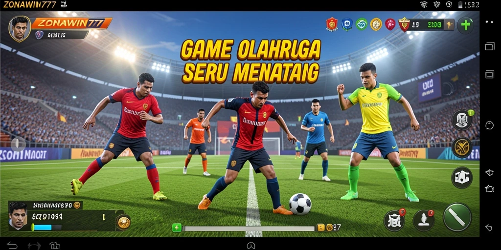 Screenshot gameplay ZONAWIN777 yang menampilkan pertandingan seru.